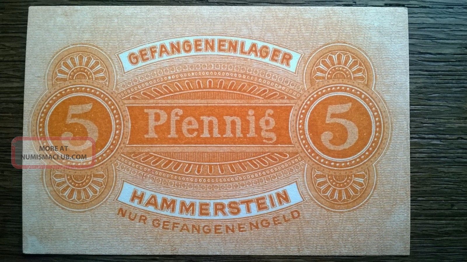 Germany Camp For Prisoners Of War 20 Pfennig Hammerstein Au - Aunc Europe photo
