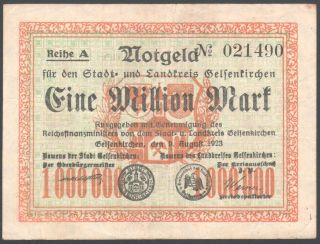 1 Million Mark 1923 - Series: A021490 - 