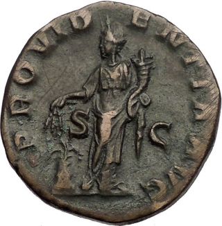 Severus Alexander 231ad Sestertius Ancient Roman Coin Providentia Rare I57378 photo