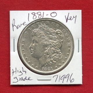 1881 O Morgan Silver Dollar 71996 Coin Us Rare Key Date Estate photo