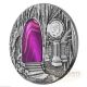 Mysteries Of Hogwarts - Crystal Art - Harry Potter - 2015 2 Oz Pure Silver Coin Australia & Oceania photo 3