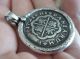 1721 Silver Spanish 2 Reales Treasure Cob Coin Sterling Pendant Europe photo 8