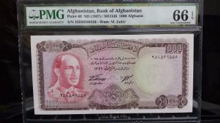 P46 Afghanistan Nd1967 1000 Afghanis 