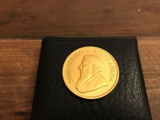 1978 South African Krugerrand 1 Oz Fyngoud Fine Gold Coin photo