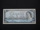 1954 $5 Dollar Bank Note Canada U/x2503815 Bouey - Rasminsky Mod Port Au Canada photo 2