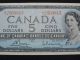 1954 $5 Dollar Bank Note Canada U/x2503815 Bouey - Rasminsky Mod Port Au Canada photo 5