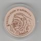Congo 5 Francs 2005 - Low Mintage Wooden Coin - Gorilla Lion Protection Animals Africa photo 1