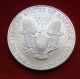 2003 Silver Dollar Coin 1 Troy Oz American Eagle Walking Liberty.  999 Fine Silver photo 1