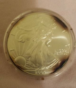 2004 Silver Eagle Dollar,  1oz Fine Silver $1 Coin photo