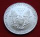 1995 Silver Dollar Coin 1 Troy Oz American Eagle Walking Liberty Fine.  999 Silver photo 11