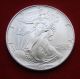 1995 Silver Dollar Coin 1 Troy Oz American Eagle Walking Liberty Fine.  999 Silver photo 2