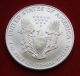 1995 Silver Dollar Coin 1 Troy Oz American Eagle Walking Liberty Fine.  999 Silver photo 3