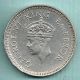 British India - 1944 - King George Vi Emperor - One Rupee - Silver Coin British photo 1