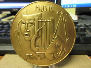 Society Of Medalists 58 Music & Drama 1958 By Jean De Marco Maco photo