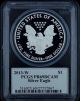 Pcgs 2013 Pr69dcam American Silver Eagle John M Mercanti Proof Deep Cameo Coin Silver photo 1