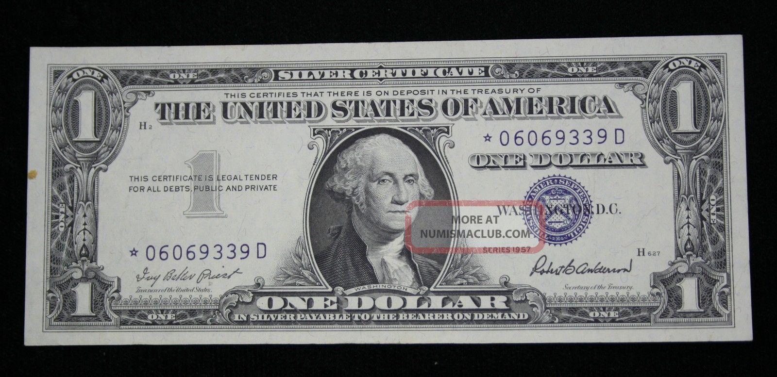 1957 $1 Silver Certificate Star 