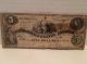 (2) 1861 $5 Confederate States Of America Large Note Richmond,  Virginia Five Paper Money: US photo 1
