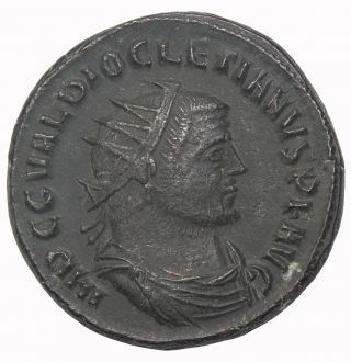 Diocletian 284 - 305 Ad Ae Antoninianus Antioch Ancient Roman Coin photo