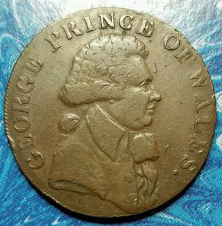 Great Britain Middlesex National Series Half Penny Conder Token D&h 954 photo