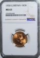 1958 Great Britain Gold Sovereign Elizabeth Ngc Ms63 Uncirculated Bu Coin Uk Sov UK (Great Britain) photo 2