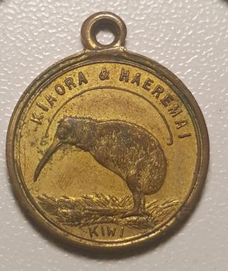 Zealand International Exhibition M.  1906.  7/28 Christchurch Rare Medalet photo