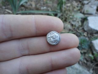 Ancient Silver Drachm Parion,  Mysia 5th Century Bc Very Rare photo