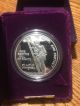 1992 - P Ben Franklin Firefighters 1 Oz Proof Silver Medal In Capsule W/ Box & Exonumia photo 1