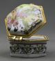 46mm Chinese Colour Porcelain Autumn Pool Grass 2 Woman Jewelry Box Coins: Ancient photo 4