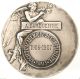French Marianne Lady - Splendid Large Antique Silver Art Medal Signed A.  Rivet Exonumia photo 2