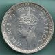 British India - 1942 - King George Vi Emperor - One Rupee - Rare Silver Coin British photo 1