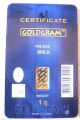 1 Gram Gold Istanbul Refinery Bar 999.  9 Igr Certified Assay $0 Ship Usps Bars & Rounds photo 1