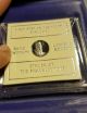 Rare Franklin Solid Platinum,  First Step On The Moon Mini Coin Platinum photo 1