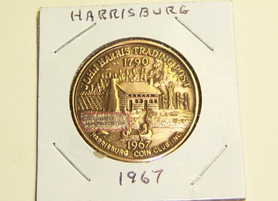 1967 Harrisburg Coin Club,  John Harris Trading Post 2116 Exonumia photo