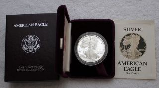 1988 - S 1 Oz Silver American Eagle Proof 15481 photo