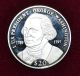 2000 Liberia George Washington $20.  64 Oz.  999 Fine Silver Africa photo 3
