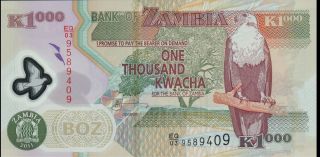 Zambia - 1,  000 Kwacha - 2011 - P44h (b146h) - Unc photo