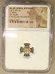 377 - 326 Bc Lesbos,  Mytilene Ancient Greek Electrum 1/6 Stater (hecte) Ngc F Coins: Ancient photo 1