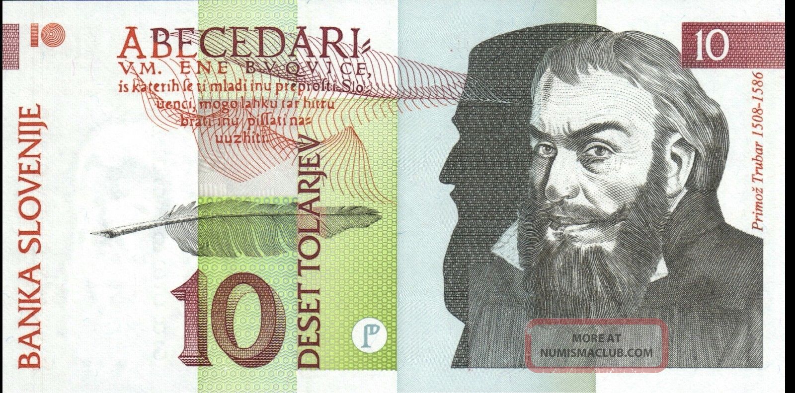 Slovenia - 10 Tolarjev - 15.  1.  1992 - P11a (b301a) - Unc Europe photo