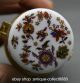 80mm Chinese Colour Porcelain Red Blue Yellow Flower Leaf Cylindrical Coccoloba Coins: Ancient photo 1