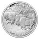2013 $100 Fine Silver Coin - Bison Stampede Coins: Canada photo 2