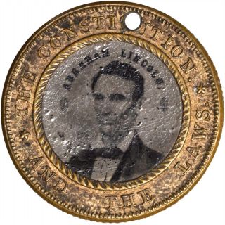 1860 Abraham Lincoln Dewitt - Al 1860 - 106 Ferrotype photo