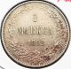 . 868 Silver 1892 - L Finland 1 Markka Km 3.  2 Nicholas Ii Double Eagle Pb 18 Finland photo 1