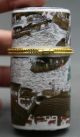 81mm Chinese Colour Porcelain Wharf Watercraft Sea Horse Fashion Coccoloba Coins: Ancient photo 1