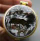 81mm Chinese Colour Porcelain Wharf Watercraft Sea Horse Fashion Coccoloba Coins: Ancient photo 3
