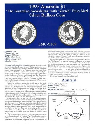 Rare 1997 Australia $1 