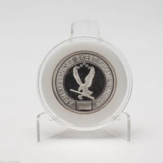 Armed Forces Skeet Championship 1/2 Oz Silver Round – Eagle / Rifle photo