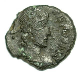 Roman Bronze Coin Follis Constantius Ii Fallen Horseman Unknown Ae16 photo