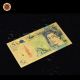 Wr 2016 Qe Ii Great Britain £5 Polymer Banknote 5 Uk Pounds 24k Gold Foil Note Europe photo 2
