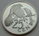 British Virgin Islands 25 Cents 1974.  Proof.  Km 4.  Quarter Coin.  Cuckoo.  Birds. North & Central America photo 1