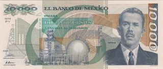 Mexico 10000 Pesos (16.  5.  1991) - P90d Series Py/prefix H Unc photo